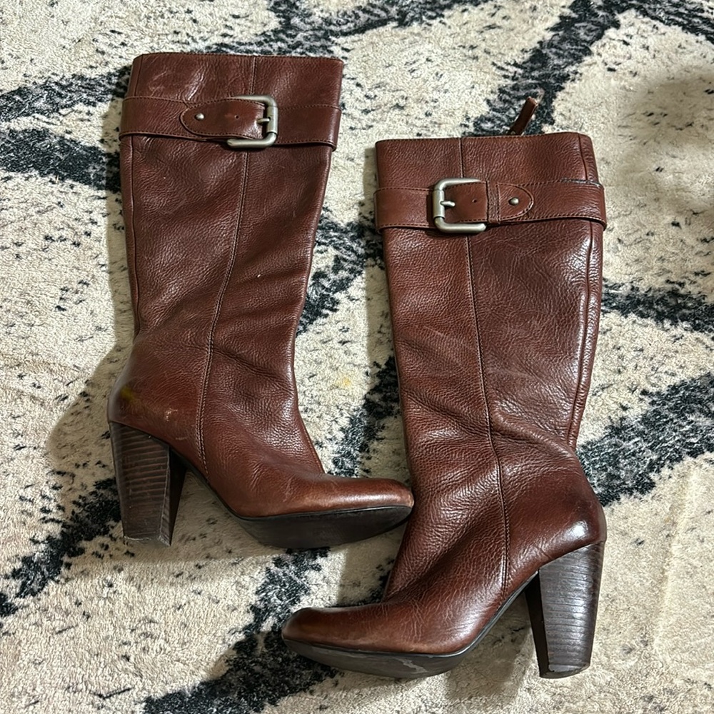 Vintage fossil brown leather size 7